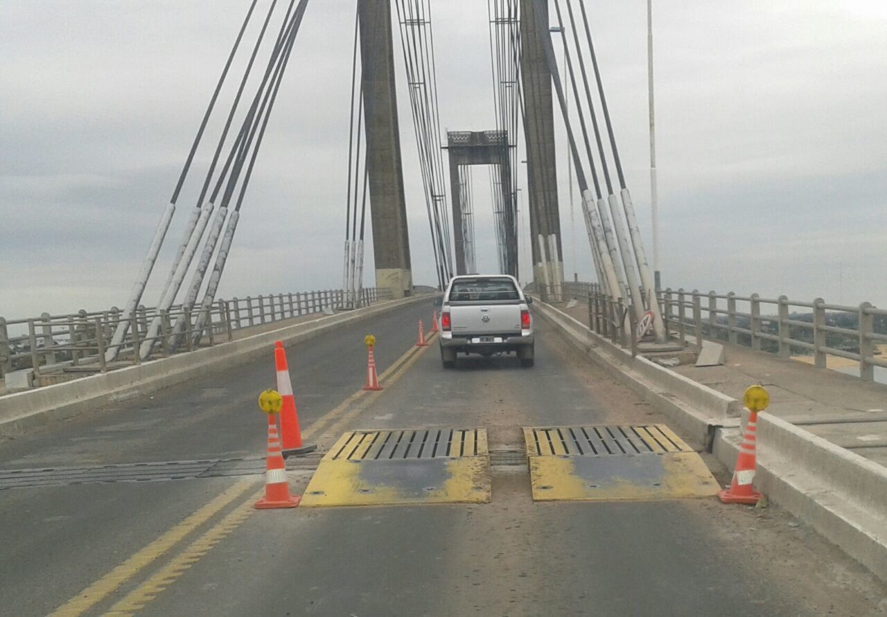 OBRAS. 30 días con tránsito nocturno restringido en el puente Chaco ...