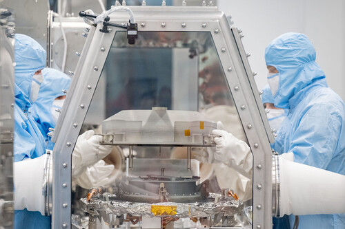 NASA Contenedor muestras